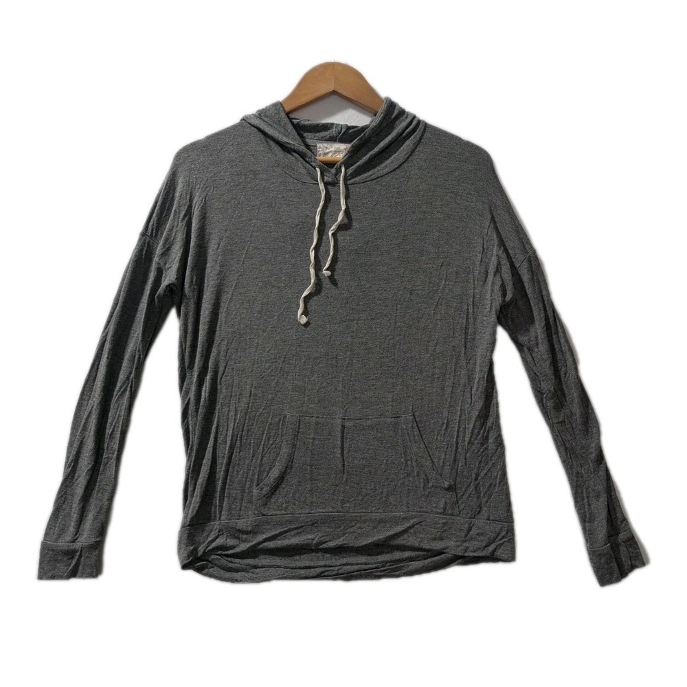 Pink Republic Heather Grey Lightweight Hoodie‎ S Soft Lounge Casual Top